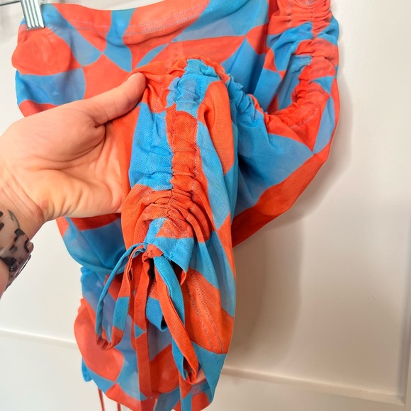 Sheer Fabletics Neon Retro Skirt - Picture 4 of 8